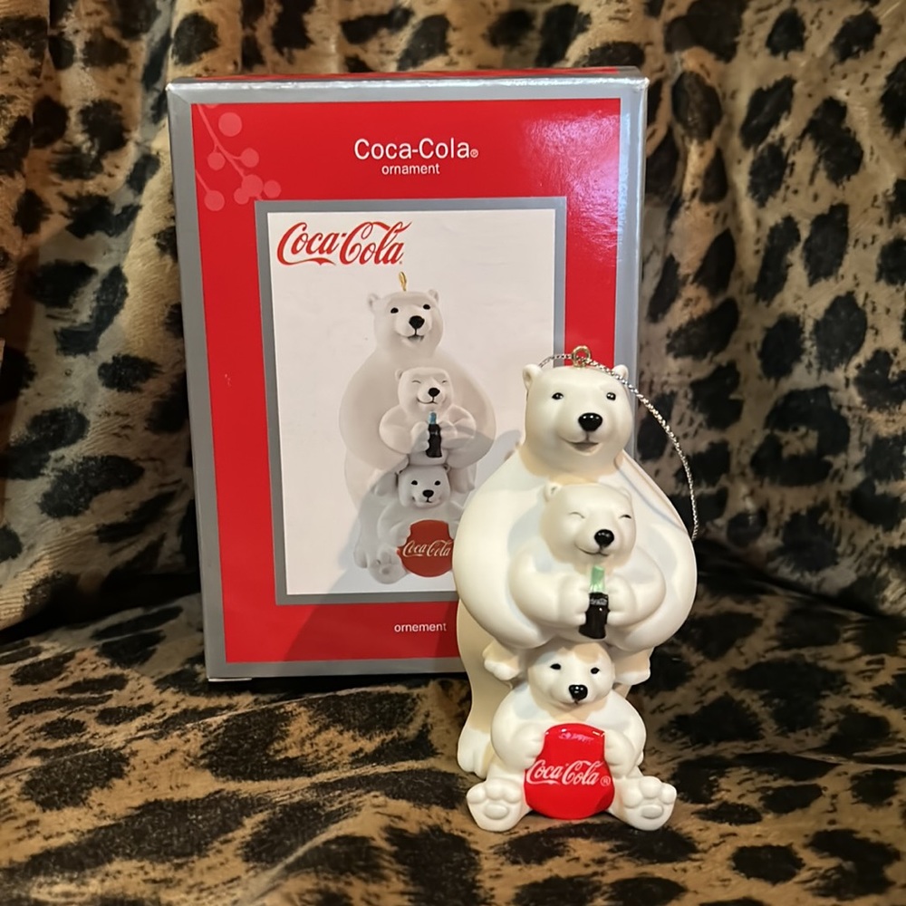 Coca Cola Coke Bears ornament 2013